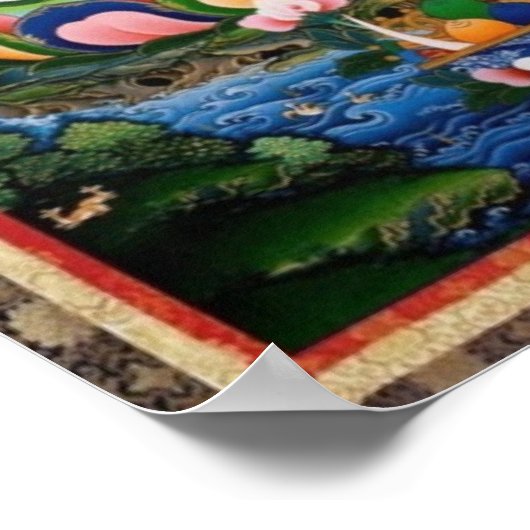 Poster Bouddha Imprimer (Coin)