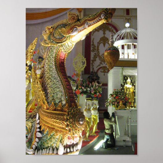 Poster Bouddha Islam ... musulman thaïlandais (Devant)