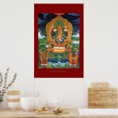 Poster Bouddha Maitreya Série d'affiches d'art religieux (Cuisine)