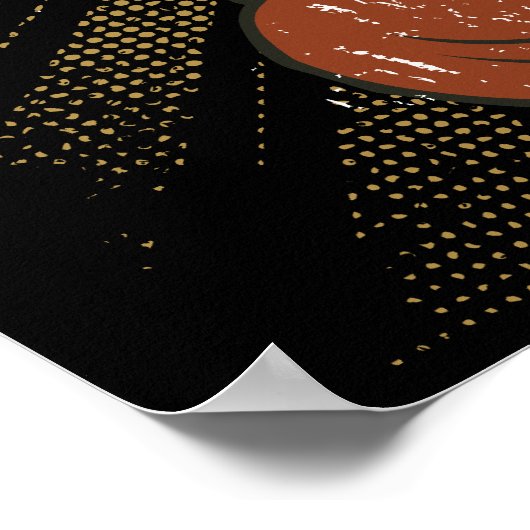 Poster Bouddha Méditant Dharma Wheel (Coin)