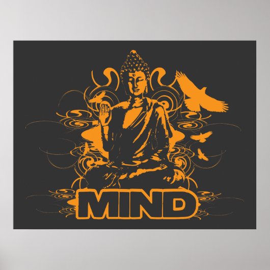 Poster Bouddha Mind'impression (Devant)