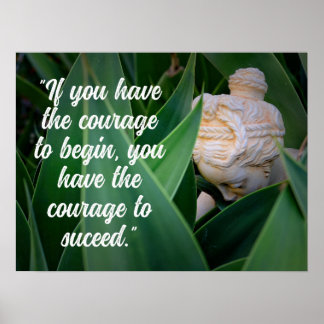 Poster Bouddha motivant