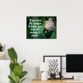 Poster Bouddha motivant (Bureau à domicile)