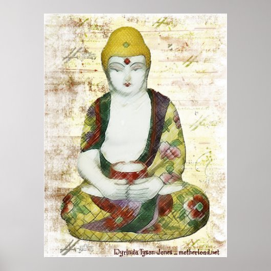 Poster Bouddha n° 1 ou "N'est-ce pas original ?" (Devant)