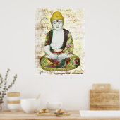 Poster Bouddha n° 1 ou "N'est-ce pas original ?" (Cuisine)