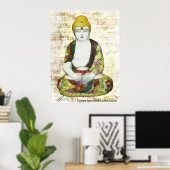 Poster Bouddha n° 1 ou "N'est-ce pas original ?" (Bureau à domicile)