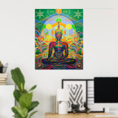 Poster Bouddha nature - 2017 par Karmym (Bureau à domicile)
