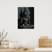 Poster Bouddha noir ... Thaïlande (Cuisine)