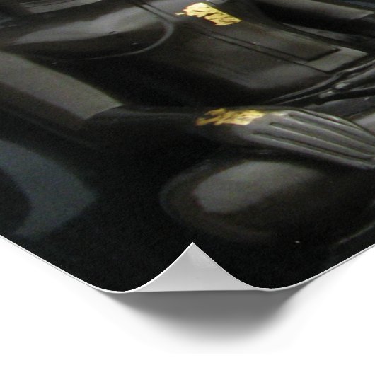 Poster Bouddha noir ... toile (Coin)