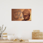 Poster Bouddha om (Cuisine)