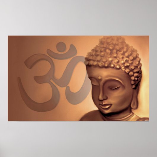 Poster Bouddha om (Devant)
