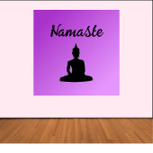 Poster Bouddha pourpre Namaste