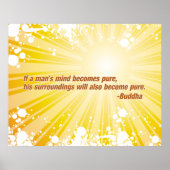 Poster Bouddha pur (Devant)