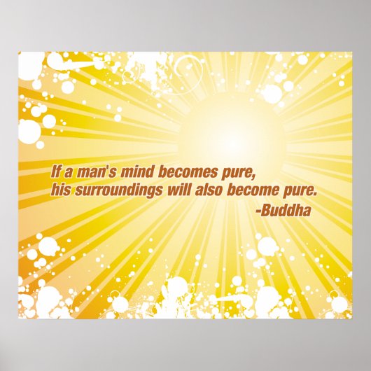 Poster Bouddha pur (Devant)