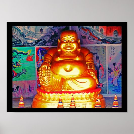 Poster Bouddha riant (Devant)