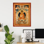 Poster Bouddha Shakyamuni Thangka (Bureau à domicile)