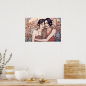 Poster Bouddha sous un soleil de South Beach (Cuisine)