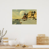 Poster Bouddha sur la neige (Cuisine)