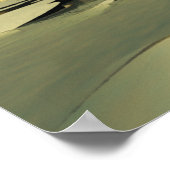 Poster Bouddha sur la neige (Coin)