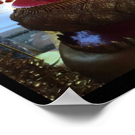 Poster Bouddha vert émeraude Doi Suthep (Coin)