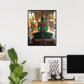 Poster Bouddha vert émeraude Doi Suthep (Bureau à domicile)