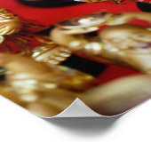 Poster Bouddhas riants chinois (Coin)