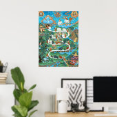 Poster Bouddhisme Imprimer - Les Neuf Appartements Mentau (Bureau à domicile)