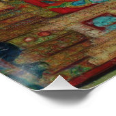 Poster Bouddhisme tibétain Green Tara (Coin)