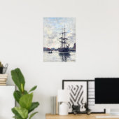 Poster Boudin - Bateau Sur Touques 1888 (Bureau à domicile)