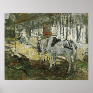 Poster Boudin - Cheval Breton