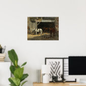 Poster Boudin - Écuries avec chevaux à louer (Bureau à domicile)