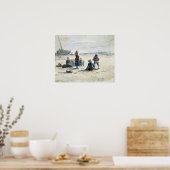Poster Boudin - Épouses de pêcheurs, 1855 (Cuisine)