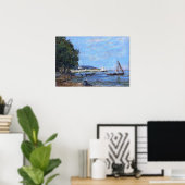 Poster Boudin - Honfleur Riverscape 1854 (Bureau à domicile)