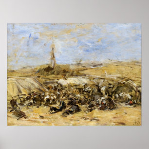 Poster Boudin - Pardon De Ste-Anne-La-Palud