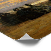 Poster Boudin - Plage À Villerville 1864 (Coin)