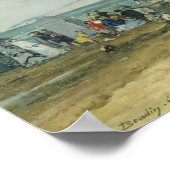 Poster Boudin - Plage De Trouville (Coin)