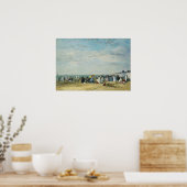 Poster Boudin - Plage De Trouville (Cuisine)
