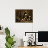 Poster Boudin - Tailleurs de Plougastel 1869 (Bureau à domicile)