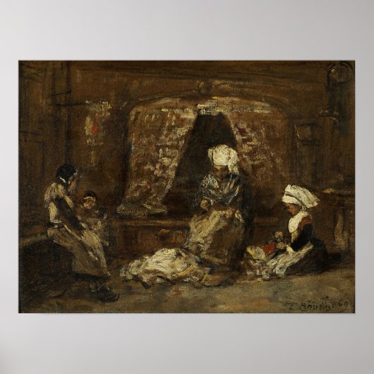 Poster Boudin - Tailors De Plougastel 1869 (Devant)
