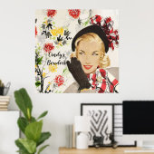 poster boudoir. bewerkbaar (Thuiskantoor)