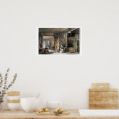 Poster Boudoir et chambre d'hôtes d'une dame de rang, de  (Cuisine)