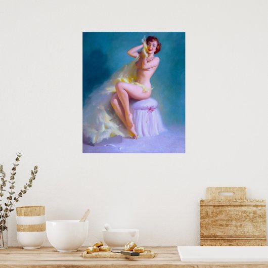 Poster Boudoir Pinup (Cuisine)