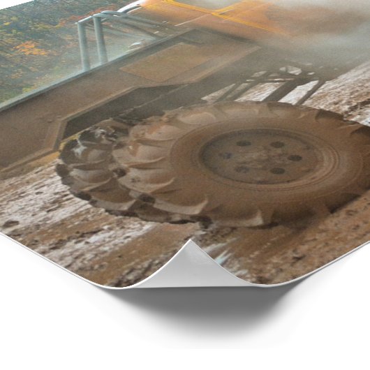 Poster Boue (boue) Camion (Coin)