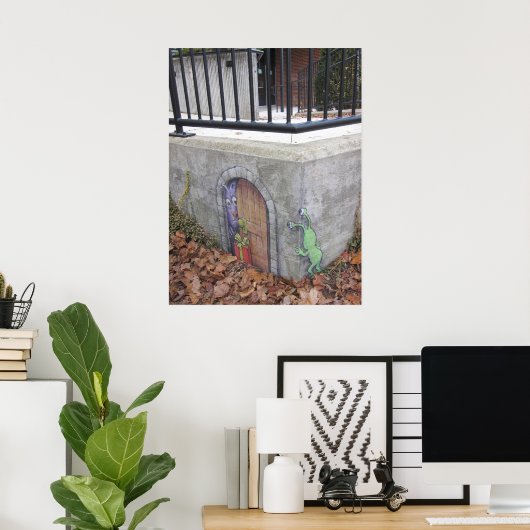 Poster boue géant de trolls (Bureau à domicile)