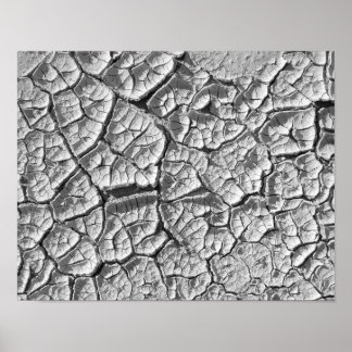 Poster Boue sèche plate