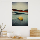 Poster Bouée et bateau dans l'eau (Cuisine)