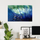 Poster Boues d'eau sur la plume (Bureau à domicile)