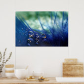 Poster Boues d'eau sur la plume (Cuisine)