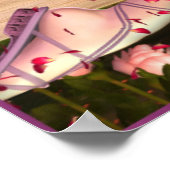 Poster Bouffée d'art Rose Imaginaire (Coin)