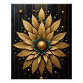 Poster Bouffée de feuille d'or (Devant)